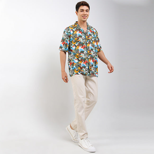 Hush Puppies Pakaian Kemeja Pria Sotcha In Olive