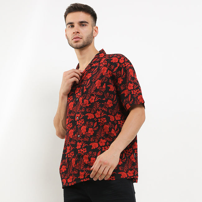 Hush Puppies Pakaian Kemeja Pria Blume In Black