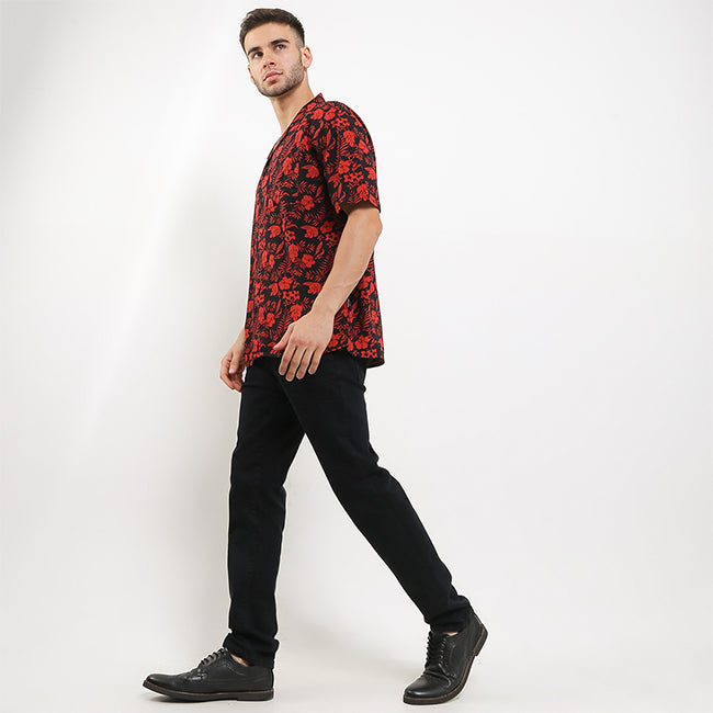 Hush Puppies Pakaian Kemeja Pria Blume In Black