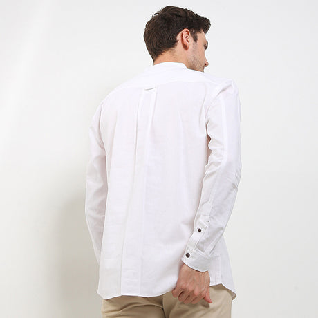 Hush Puppies Pakaian Pria Shirt Kabul 2 In White