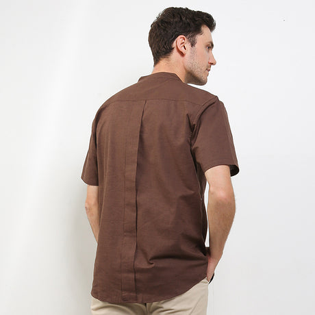 Hush Puppies Pakaian Pria Shirt Damascus 2 In Brown