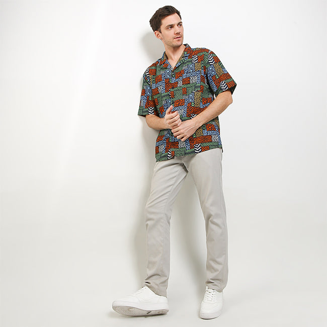 Hush Puppies Pakaian Pria Shirt Genio In Navy