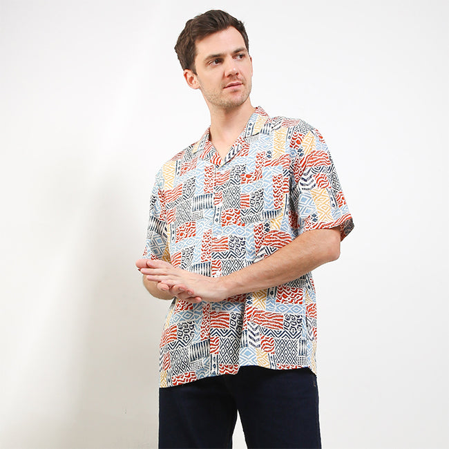 Hush Puppies Pakaian Pria Shirt Genio In Off White