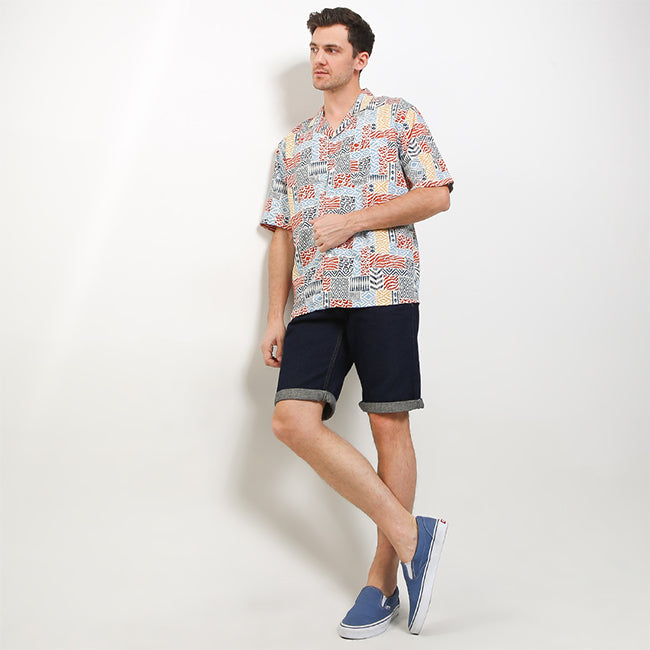 Hush Puppies Pakaian Pria Shirt Genio In Off White