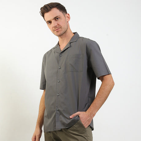 Hush Puppies Pakaian Pria Shirt Moda In Black