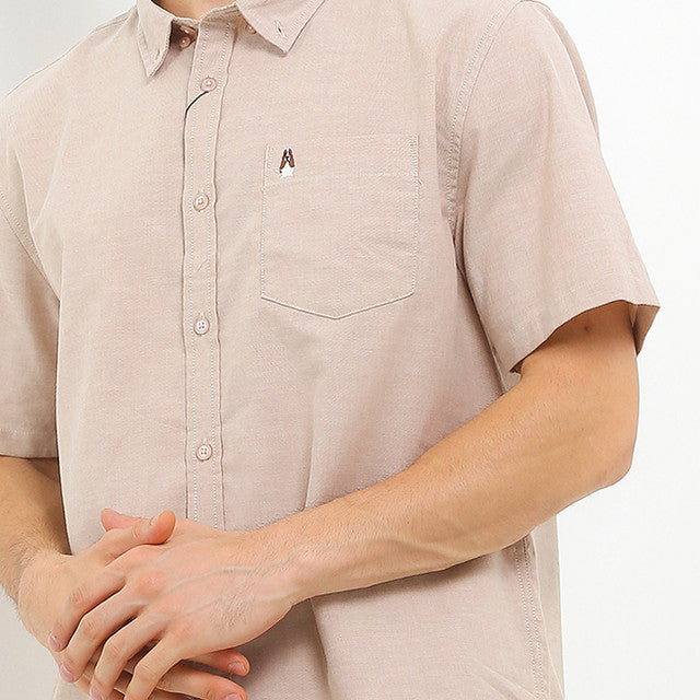 Hush Puppies Pakaian Pria Shirt Bsc Dillion 2 In Khaki