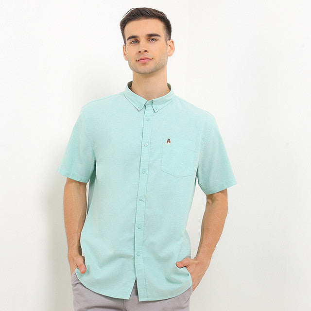 Hush Puppies Pakaian Pria Shirt Bsc Dillion 2 In Sage