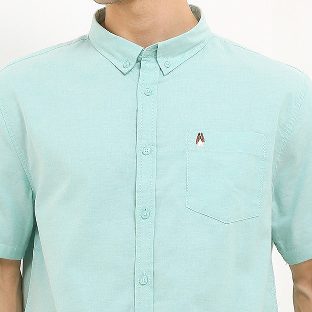 Hush Puppies Pakaian Pria Shirt Bsc Dillion 2 In Sage