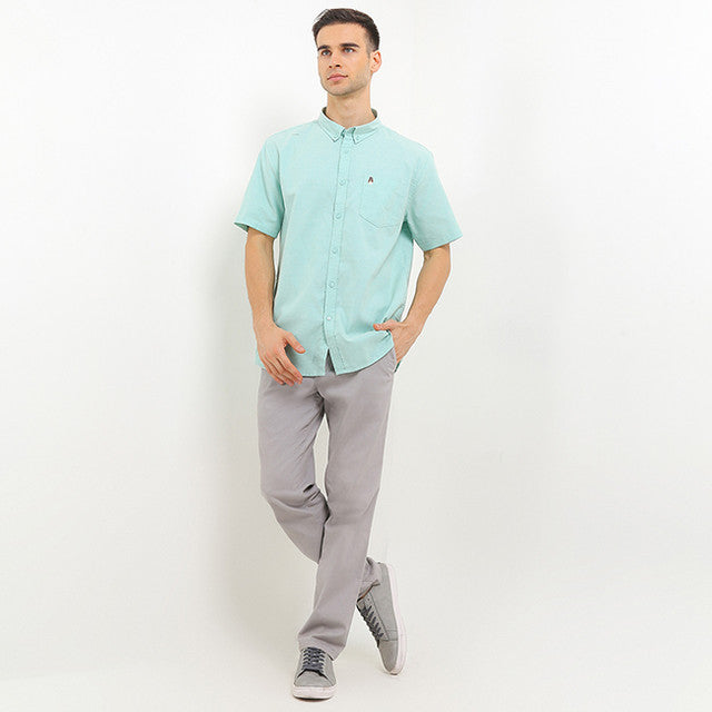 Hush Puppies Pakaian Pria Shirt Bsc Dillion 2 In Sage