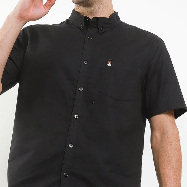 Hush Puppies Pakaian Pria Shirt Dillion 2 In Black