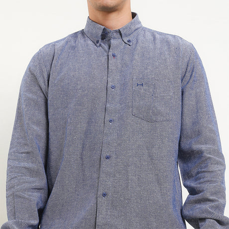 Hush Puppies Pakaian Pria Shirt Orano In Minty Blue
