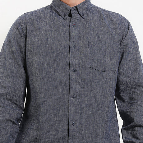 Hush Puppies Pakaian Pria Shirt Orano In Misty Navy