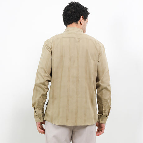 Hush Puppies Pakaian Pria Shirt Robiola In Khaki