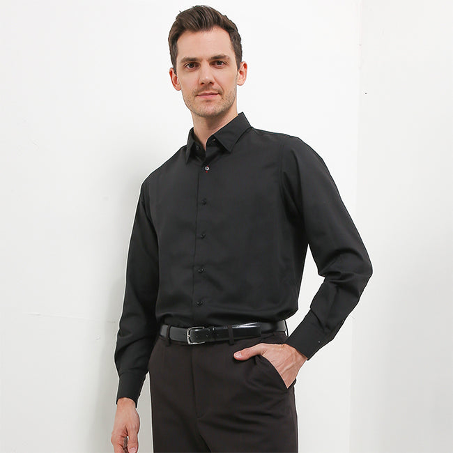 Hush Puppies Pakaian Pria Shirt 955 Avalon In Black