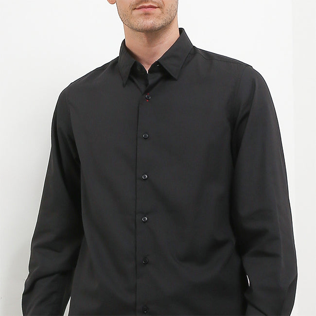 Hush Puppies Pakaian Pria Shirt 955 Avalon In Black