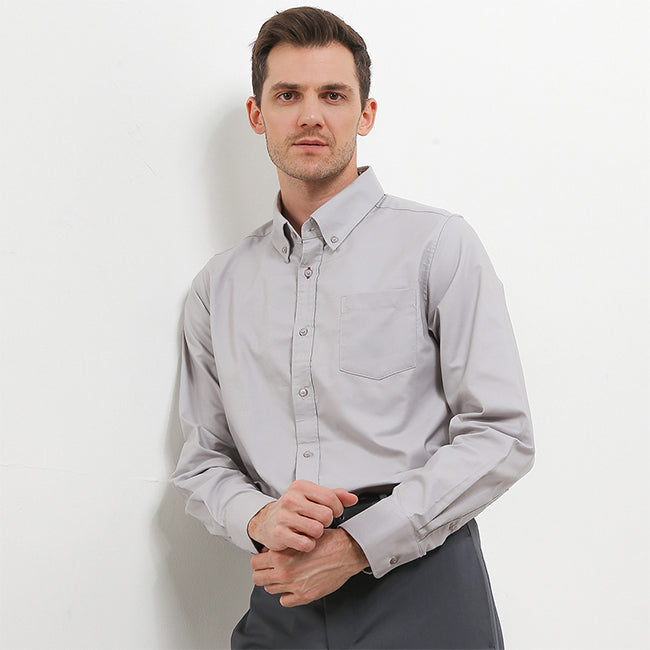 Hush Puppies Pakaian Pria Shirt 955 Rushmore In Gray