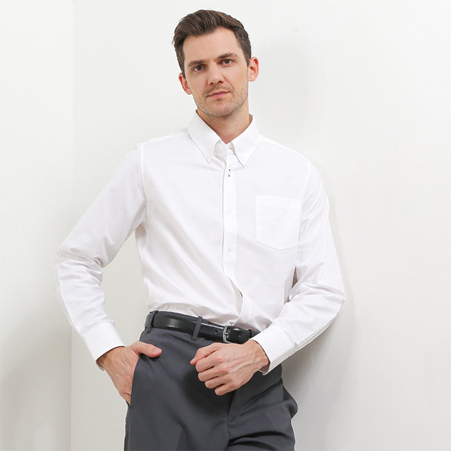 Hush Puppies Pakaian Pria Shirt 955 Rushmore In White