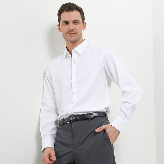 Hush Puppies Pakaian Pria Shirt 955 Weston In White