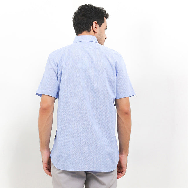 Hush Puppies Pakaian Pria Shirt 955 Franklin In Blue