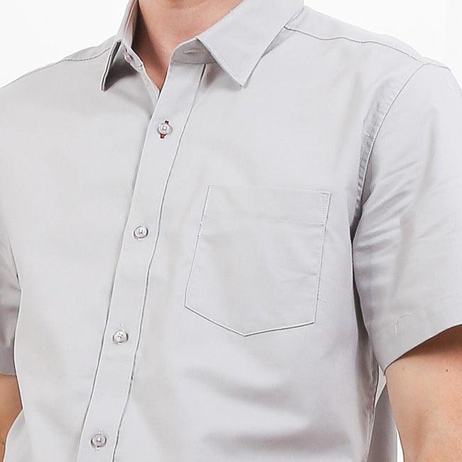 Hush Puppies Pakaian Pria Shirt 955 Reef In Grey