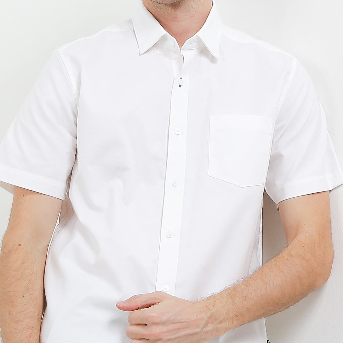 Hush Puppies Pakaian Pria Shirt 955 Reef In White