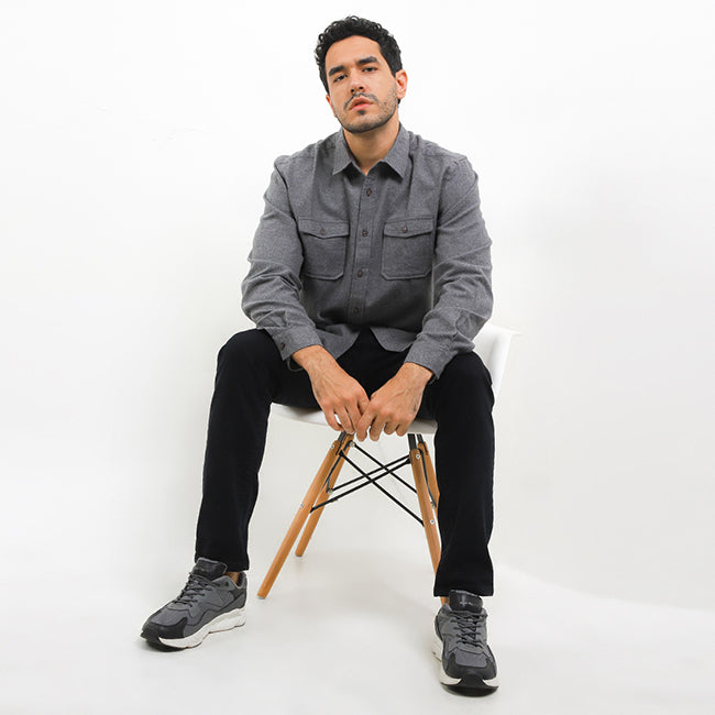 Hush Puppies Pakaian Pria 90S Klaus In Grey