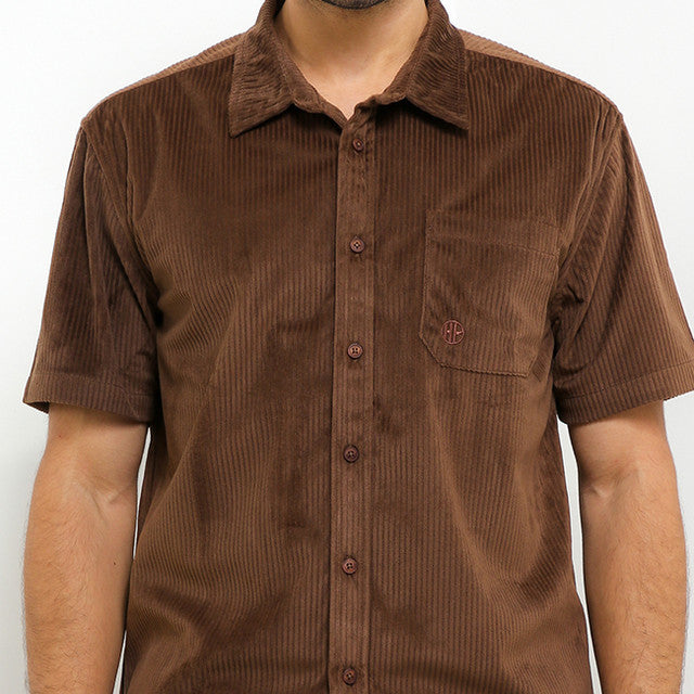 Hush Puppies Pakaian Pria Shirt Tr Jourdy Sss In Brown