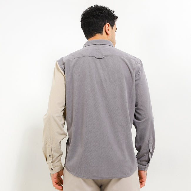 Hush Puppies Pakaian Pria Shirt 90S Baleen In Gray