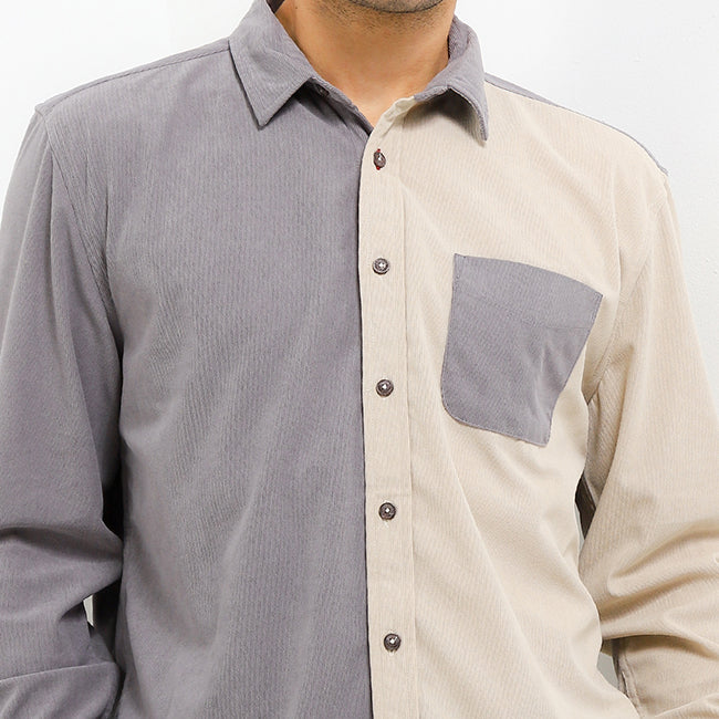 Hush Puppies Pakaian Pria Shirt 90S Baleen In Gray