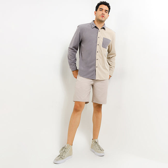 Hush Puppies Pakaian Pria Shirt 90S Baleen In Gray