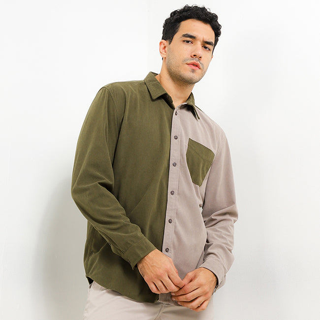 Hush Puppies Pakaian Pria Shirt 90S Baleen In Olive