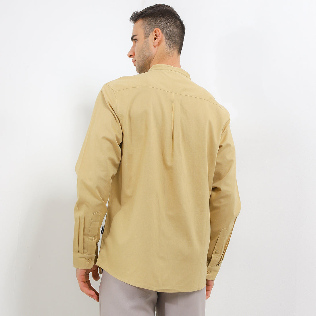 Hush Puppies Pakaian Pria Shirt Nc Rasir In Khaki