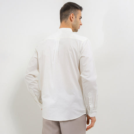 Hush Puppies Pakaian Pria Shirt Nc Rasir In Off White