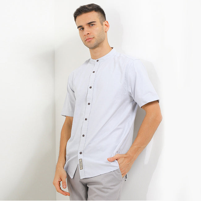 Hush Puppies Pakaian Pria Shirt Slack In Grey