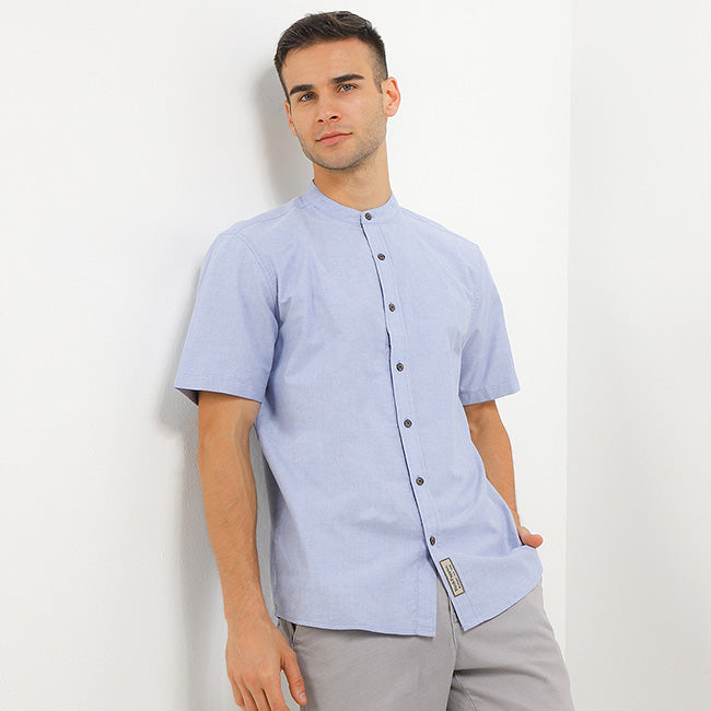 Hush Puppies Pakaian Pria Shirt Slack In Navy