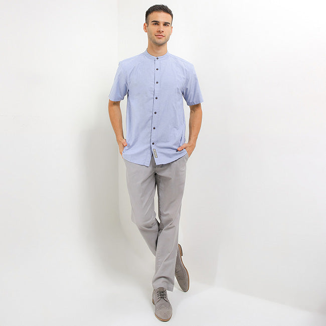 Hush Puppies Pakaian Pria Shirt Slack In Navy