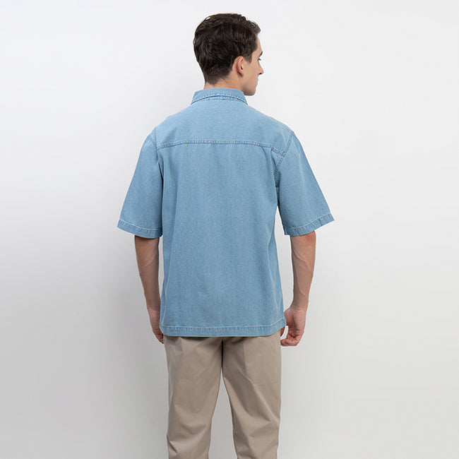 Hush Puppies Men Tops Gamma In Light Blue