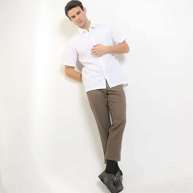 Hush Puppies Pakaian Pria Pants Naird In Brown