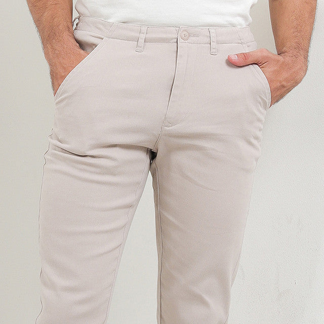 Hush Puppies Pakaian Pria Pants Wonka In Beige