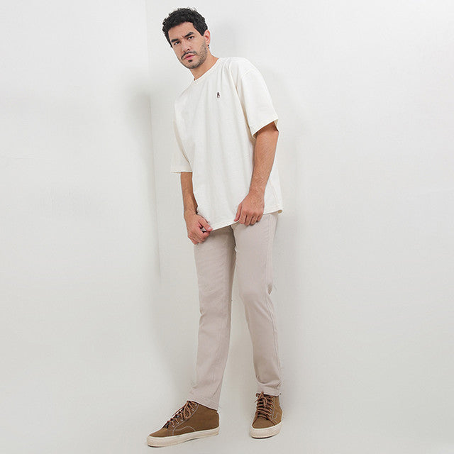 Hush Puppies Pakaian Pria Pants Wonka In Beige