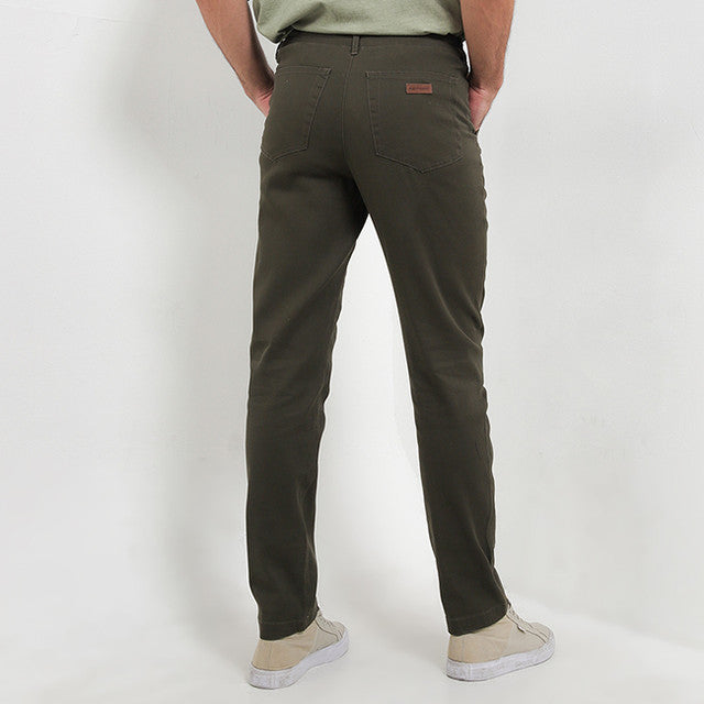Hush Puppies Pakaian Pria Pants Wonka In Olive