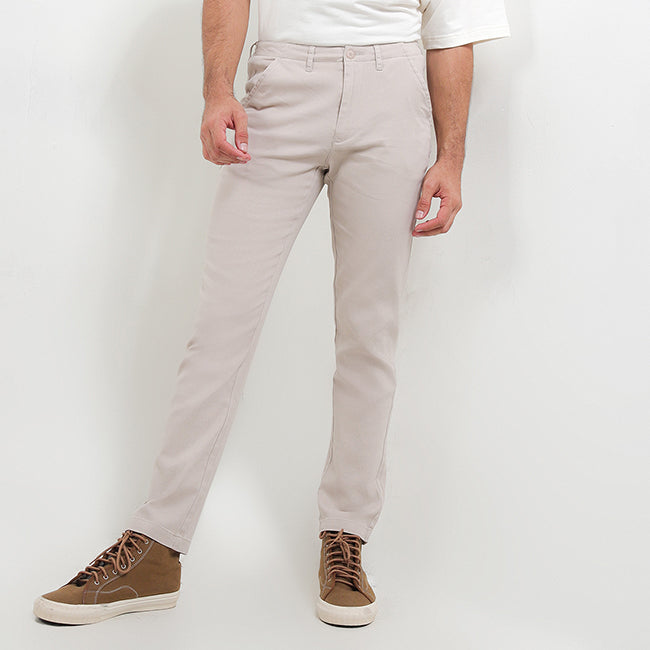 Hush Puppies Pakaian Pria Pants Wonka In Beige
