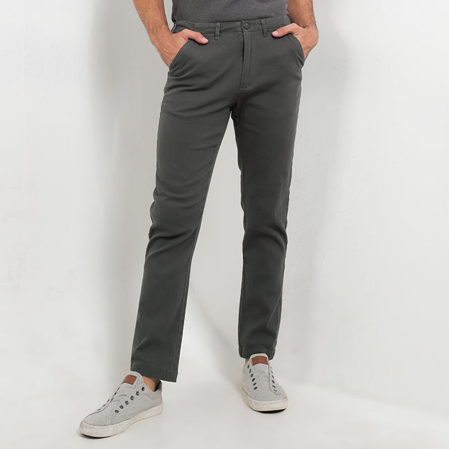 Hush Puppies Pakaian Pria Pants Wonka In Dark Grey