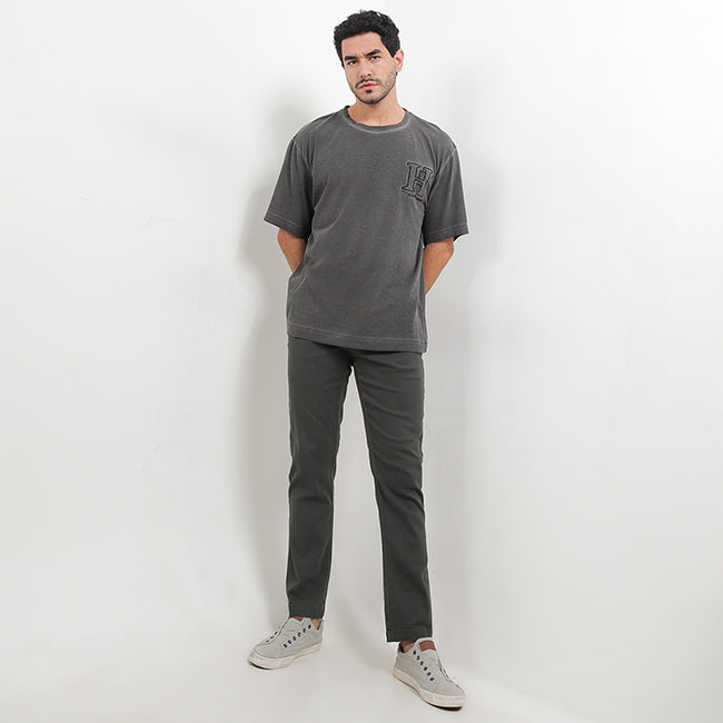 Hush Puppies Pakaian Pria Pants Wonka In Dark Grey