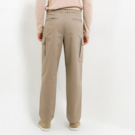 Hush Puppies Pakaian Pria Long Pants 90S Corgi In Khaki