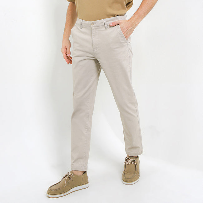 Hush Puppies Pakaian Pria Long Pants Nc Malky In Beige