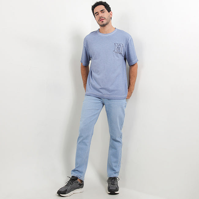 Hush Puppies Pakaian Pria Pants Sloth In Medium Blue