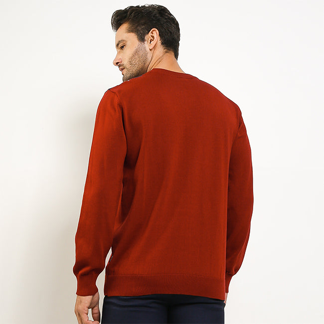 Hush Puppies Pakaian Pullover Pria Dasher In Maroon