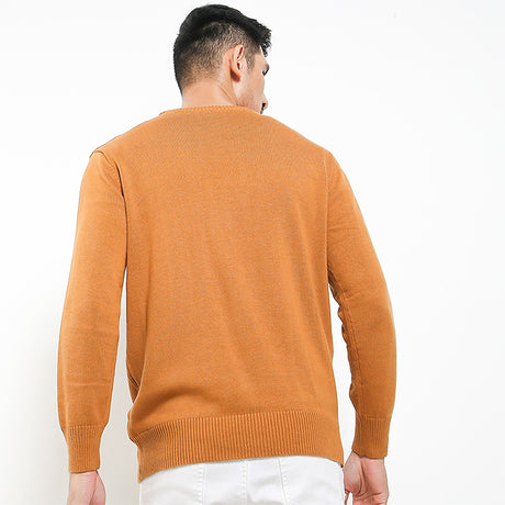 Hush Puppies Pakaian Sweaters Pria Bono In Brown