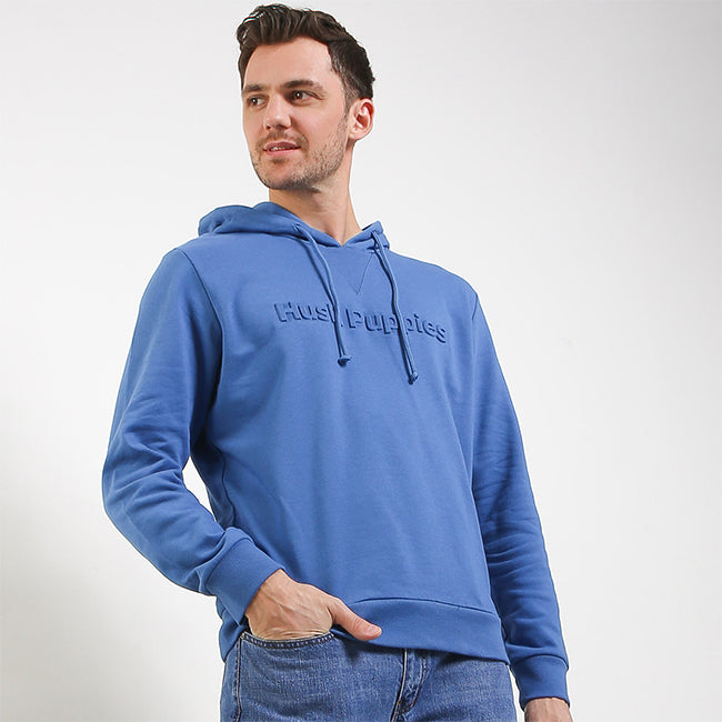 Hush Puppies Pakaian Sweater Pria Munched 4 In Blue